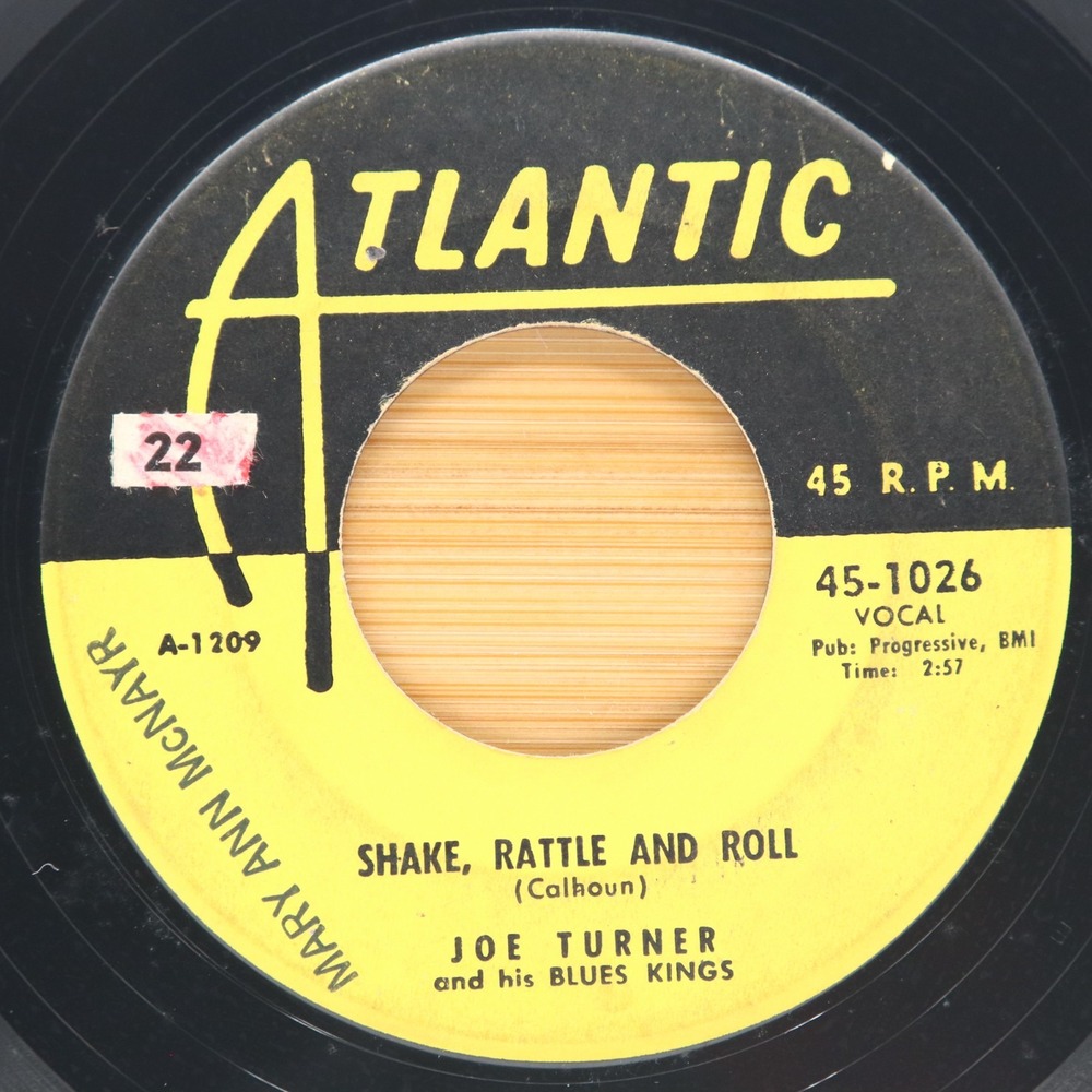 JOE TURNER - SHAKE, RATTLE AND ROLL / YOU KNOW I LOVE YOU - SOUL 45 ATLANTIC